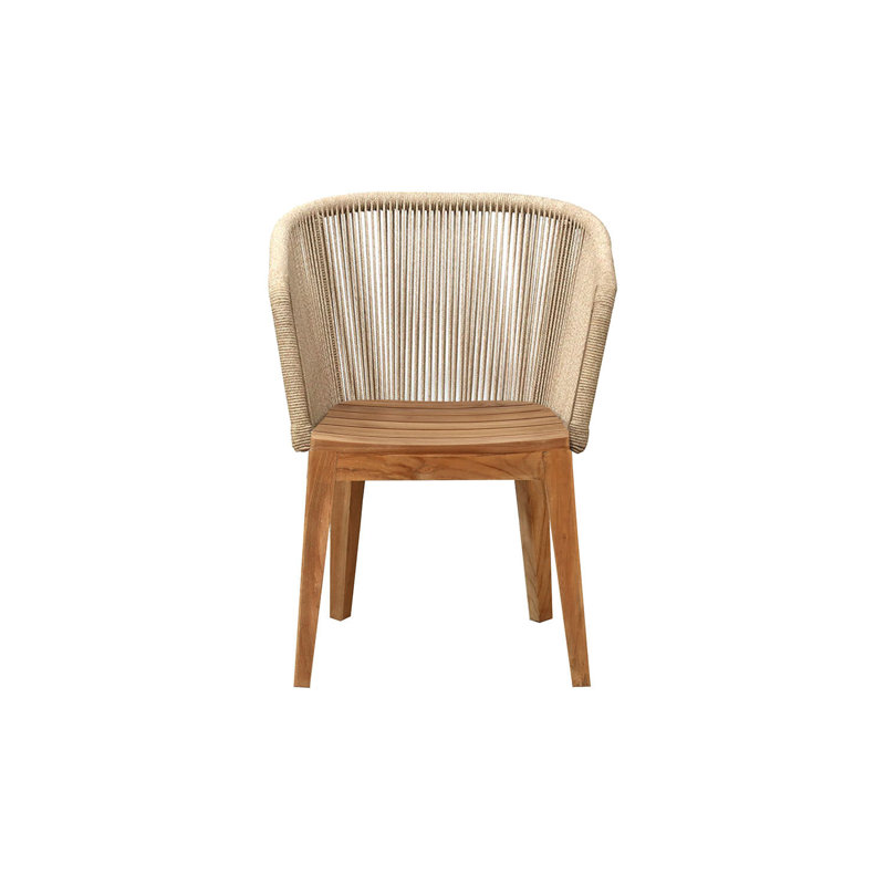 Westlake Outdoor Teak Dining Armchair, Natural