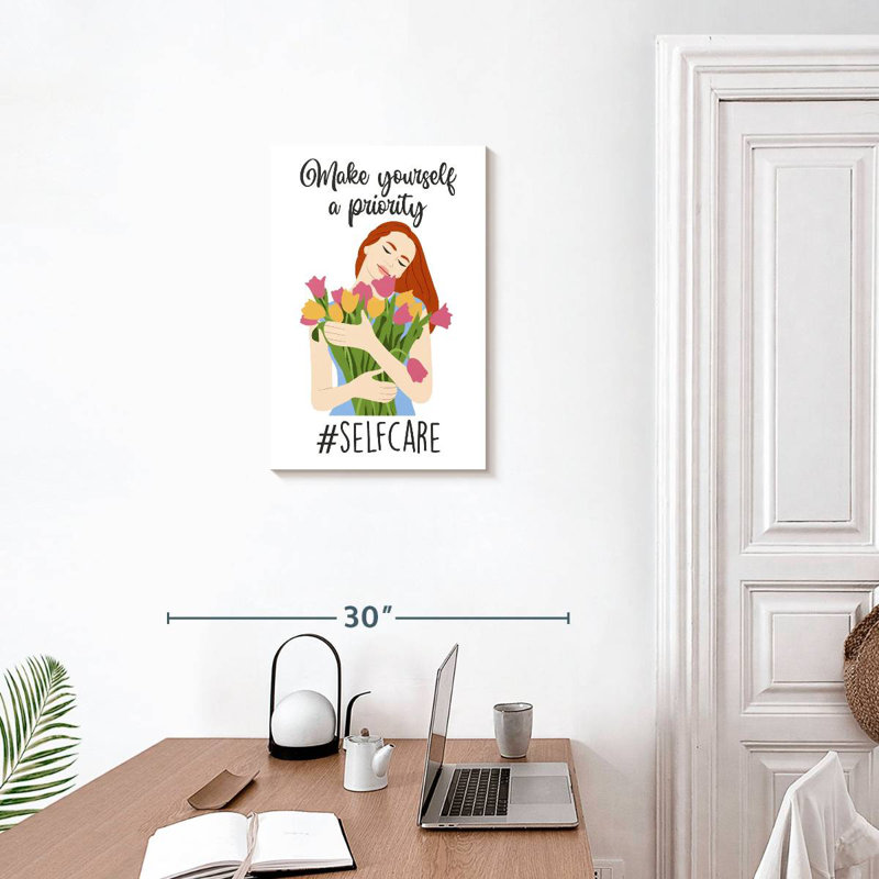 Tergel Self-Care Quote IV, 24" H x 16" W