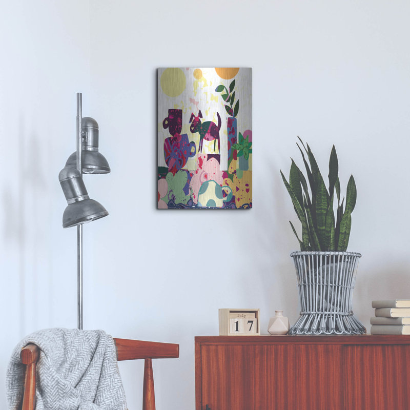 Red Barrel Studio® «Early June» par Holly McGee, art mural en métal, H 24 po x l 16 po