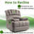 Chemika 40" Wide Oversize Upholstery Manual Recliner-233571082