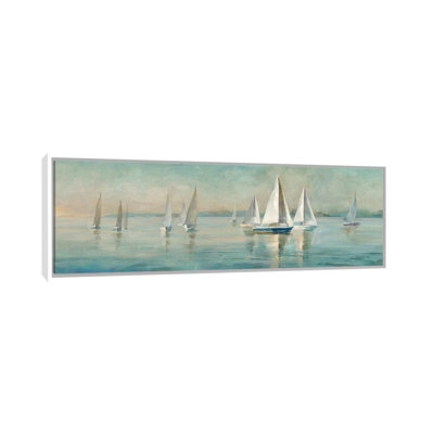 " Sailboats at Sunrise " Painting