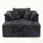Chaise longue, canapé-lit rembourré en velours côtelé surdimensionné pour un siège profond et confortable, idéal pour les salons et les coins de lecture, aucun assemblage requis