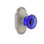 Cottage Plate with Crystal Cobalt Door Knob-1394572867-1394572866