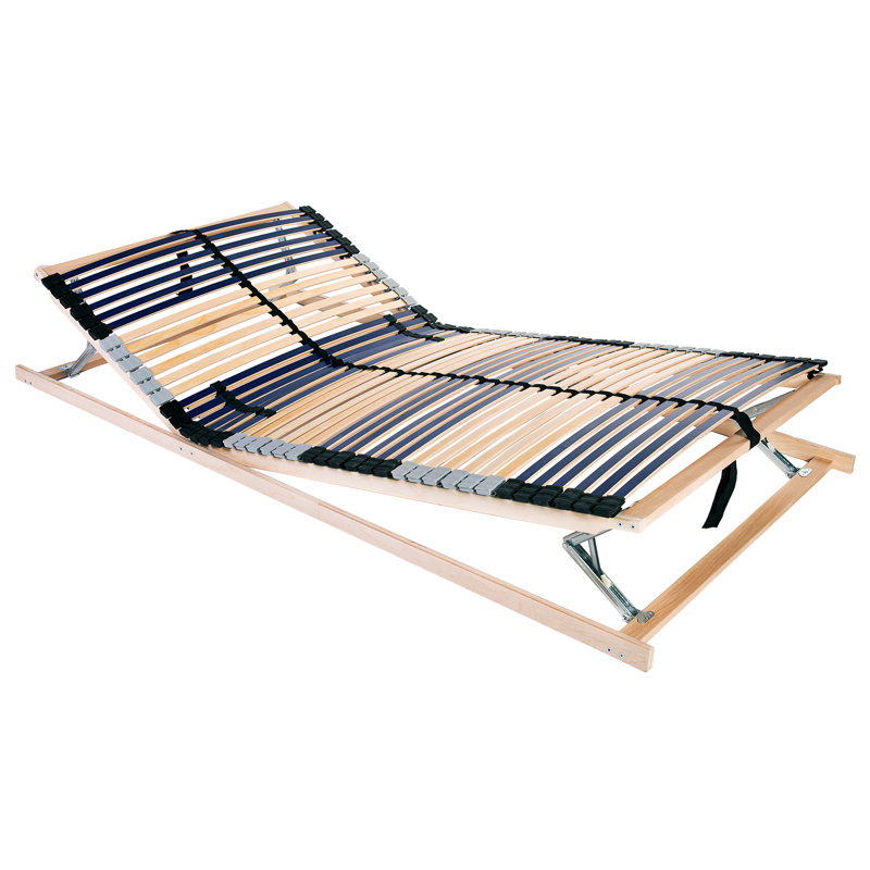 Slatted Bed Base with 42 Slats 7 Zones Frame Multi Sizes Multi Models, 140 x 190cm