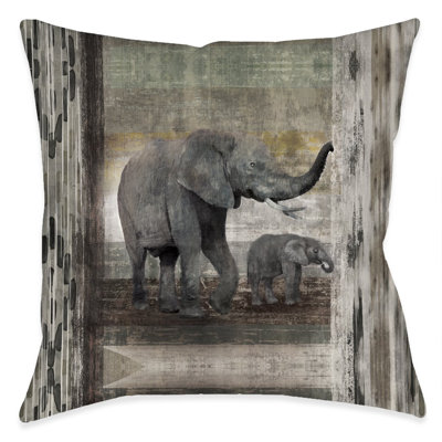 Coussin Tribal Elephant