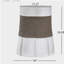 Table d'appoint MGO - table de bout pour l'extérieur, gris clair et brun