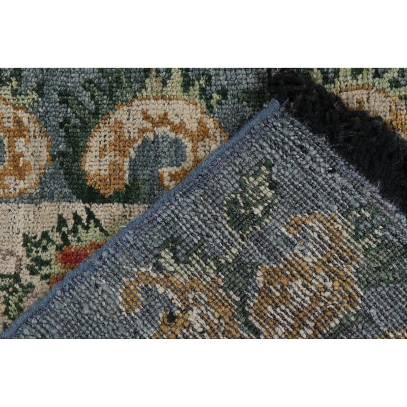 Rug & Kilim's Classic Runner In Red Floral Patterns On Off-White, Runner 3' x 10'