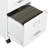 Locking Metal File Cabinet With Mobile Casters For Office Organization And Document Security-114609447