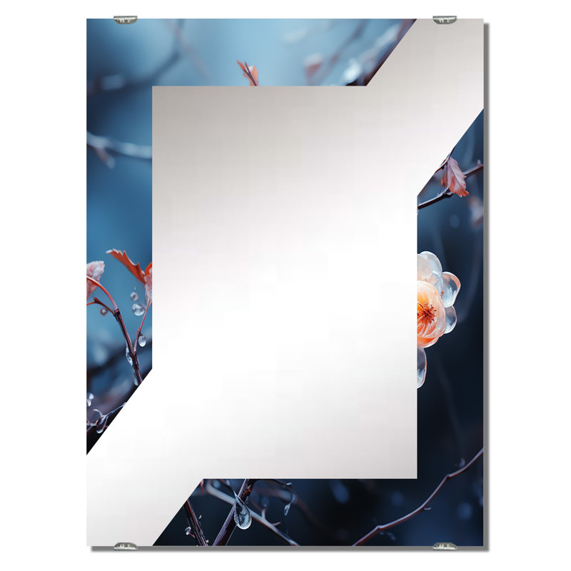 Coaxum - Miroir mural paysage d'hiver MIR134129, 32 po x 24 po