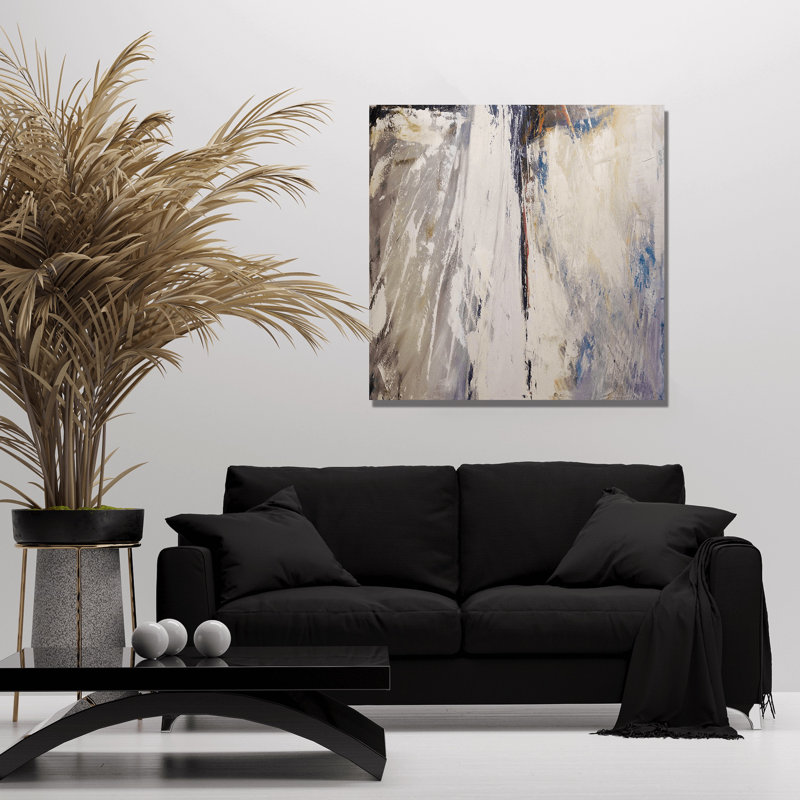 Mountain View - Artist Enhanced Canvas Print, 24" H x 24" W x 1" D, Wrapped Canvas