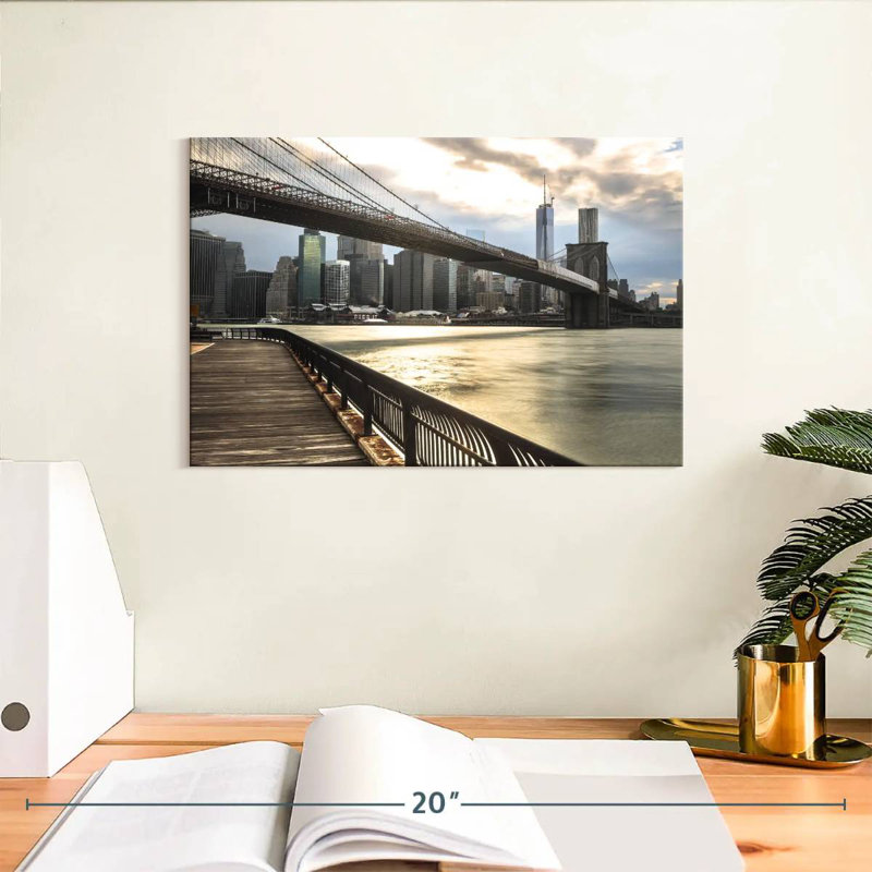 Pont de Senne, New York, Brooklyn, H 8 po x l 12 po