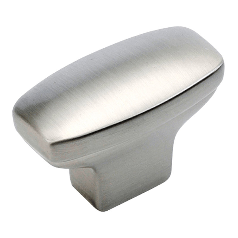 Eclipse 1 7/16" Length Rectangle Knob, Ultra Brass