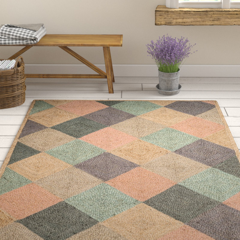 Tapis intérieur / extérieur en fibre naturelle Gigi, Rectangle 4 pi x 6 pi
