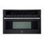 Oliena Espresso Black 30 Inch Built-In Microwave Convection Oven, 1.6 cu.ft., 1000W/1750W