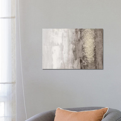 Glitter Rain I by Jennifer Goldberger - Wrapped Canvas Painting