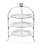 Dublin Crystal 3 Tiered Round Serving Stand