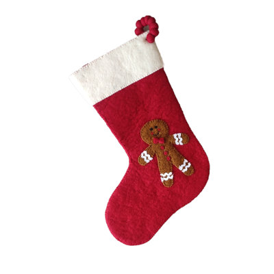 Gingerbread Boy Stocking