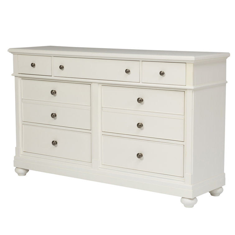 Jaclin Solid Wood 66'' W 7 - Drawer Dresser