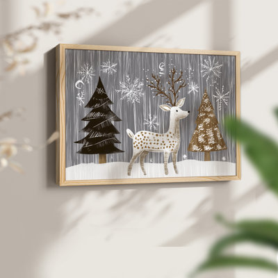 Chirstmas Art-CLI -Framed Print - Restickable