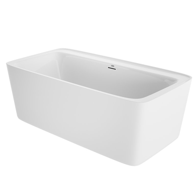 Baignoire de trempage autoportante en acrylique 67 po. X 34 po. Adatto