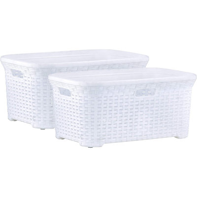Wicker Laundry Basket