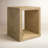 Evana Open Storage Woven End Table