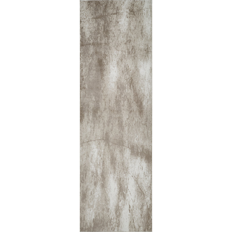 Machine Washable Felix Beige/Brown Rug, Runner 2'2'' x 6'