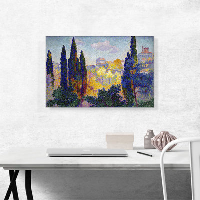 Cypress At Cagnes 1908 - reproduction d'art