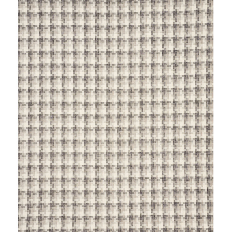 Boro Plaid Fabric, Charcoal