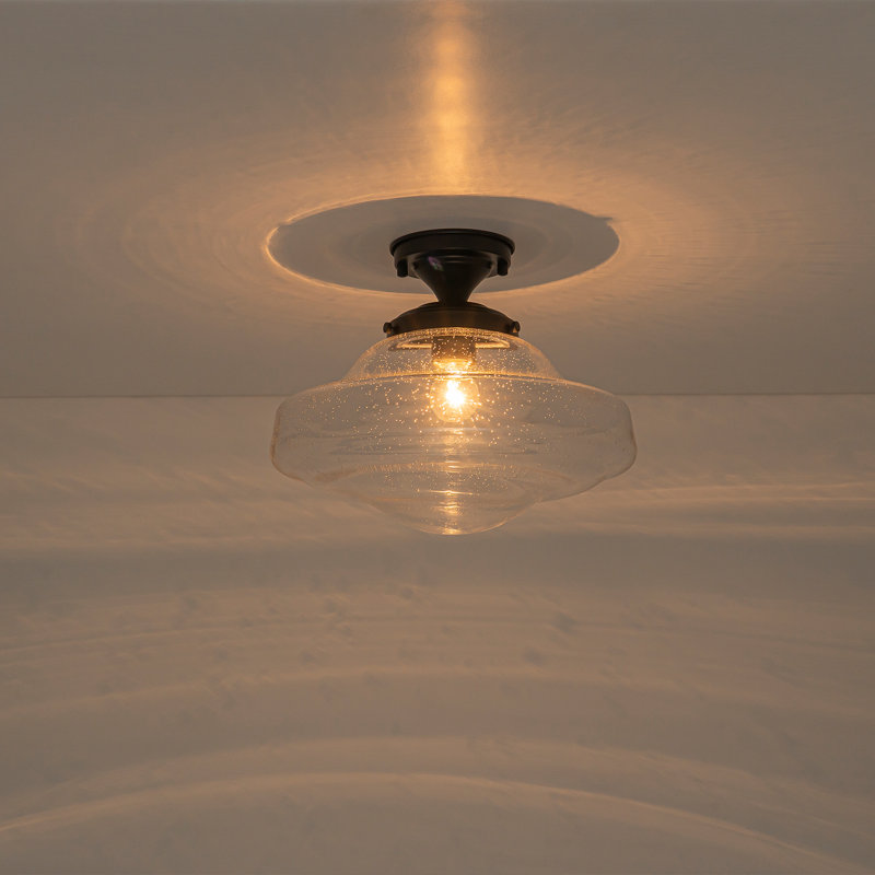 Plafonnier semi-encastré 1 lumière l 13 po