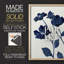 Indigo Bloom I, reproduction encadrée - bois massif-177353301