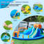 Glissade d'eau gonflable 20 'x 15' avec soufflerie