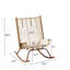 Ensemble de conversation en rotin PE avec coussins et plateau de table en bois d'acacia Carolyn-125318542