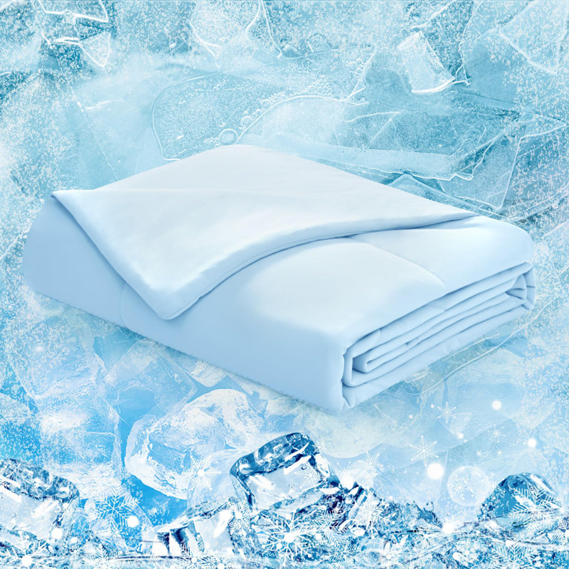Édredon rafraîchissant, couverture d'été Cool Sleeping, couverture rafraîchissante moelleuse à double face pour les sueurs nocturnes