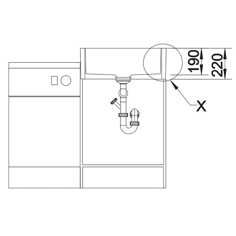 Panor Single Bowl Inset Kitchen Sink