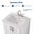 24'' White Modern Free-Standing Single Bathroom Vanity Set