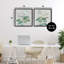 Ensemble de cadres flottants 2 pièces Rustic Minimal Blooms, design par Alex Black-1216917543-1216917544
