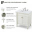 Ensemble de meuble-lavabo simple 30 po Lexington-2026385860