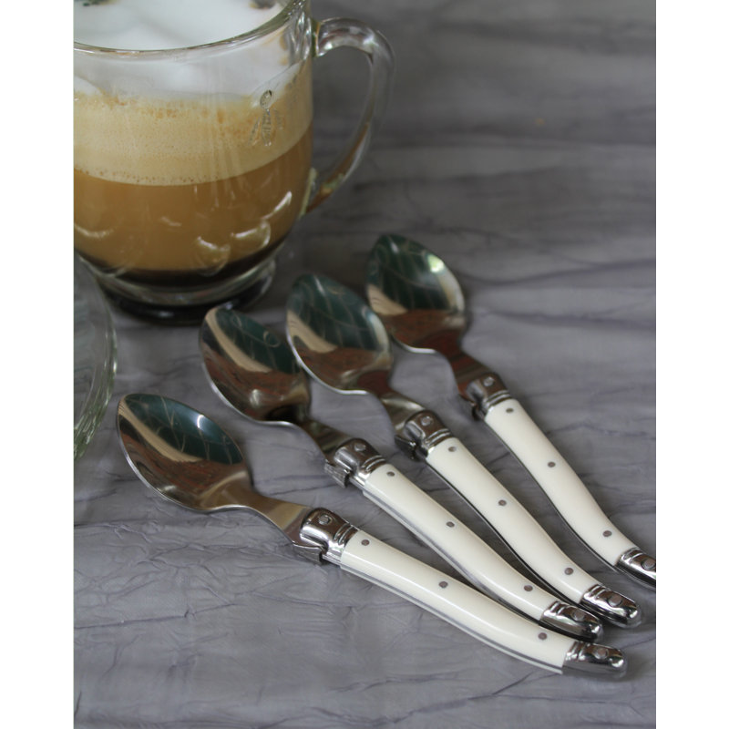 Laguiole Coffee Spoon, White