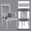 Fauteuil en tissu et finition platine, ensemble de 2