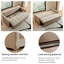 Canapé-lit convertible 84,25 po Beige Tech