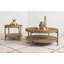Table d'appoint ronde avec tablette de rangement-1956041328