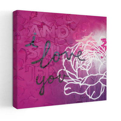 Contemporary and Still I Fly Sq With Abstract And Still I Love You Art
