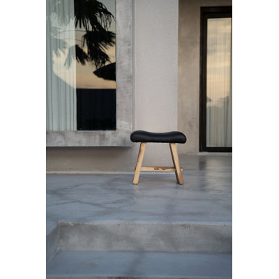 Bhavjal Solid Wood Accent Stool