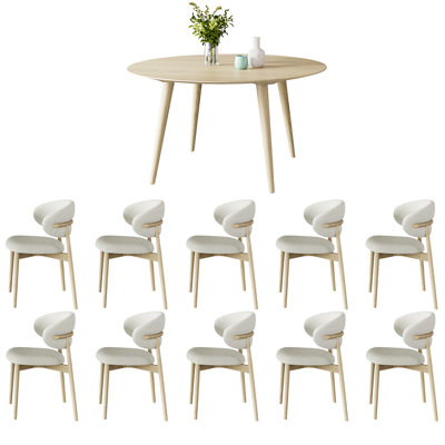 Table de salle à manger familiale et chaise