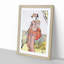 Standing Under a Plum Tree by Katsukawa Shunko - Framed Print-55615564-55615565