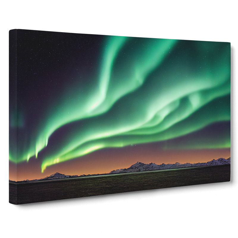 Miraculous Aurora Borealis - Wrapped Canvas, 50cm H x 76cm W x 3cm D