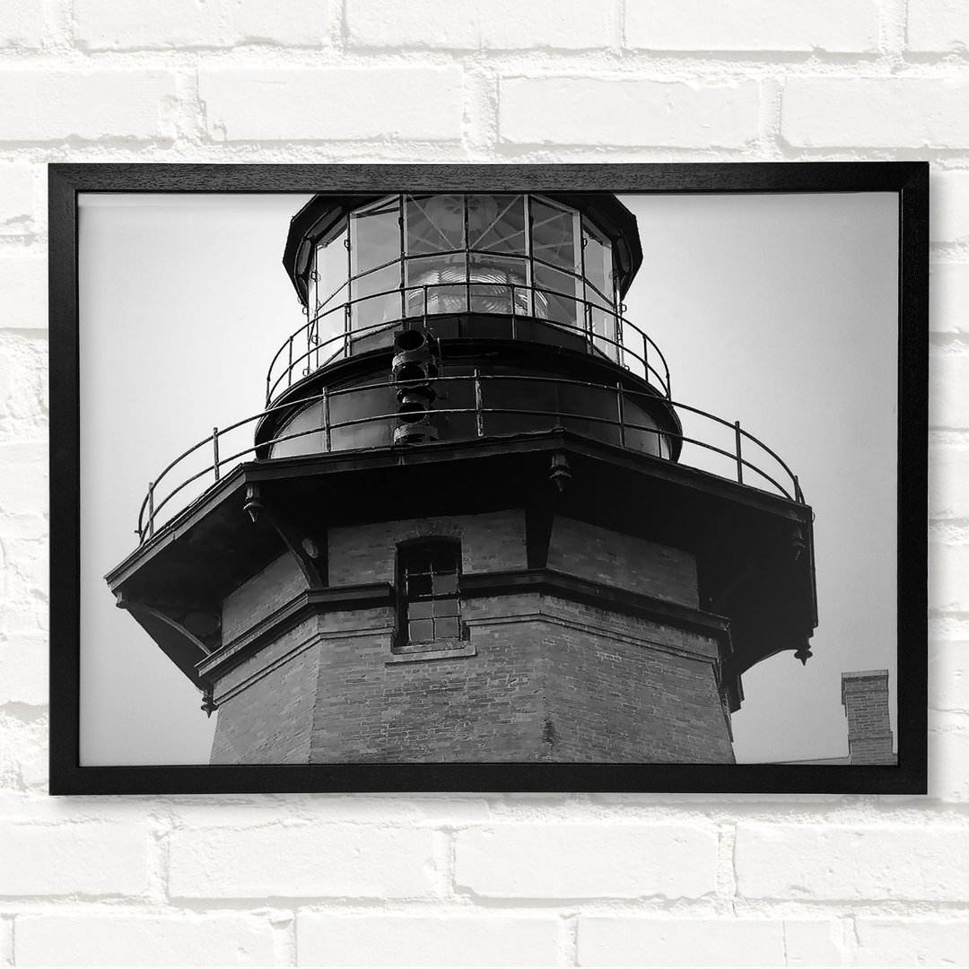 Ansel Adams Block Island Southeast Light Gerahmter Druck