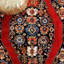 Tapis rétro rouge / noir Hamadan 265-1564875745