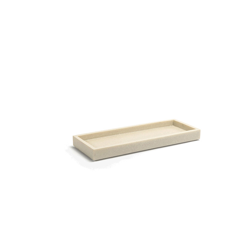 Plateau pour accessoires de salle de bain Morocco, Pierre